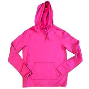 Nike Therma Fit Pink Hoodie Size small‎